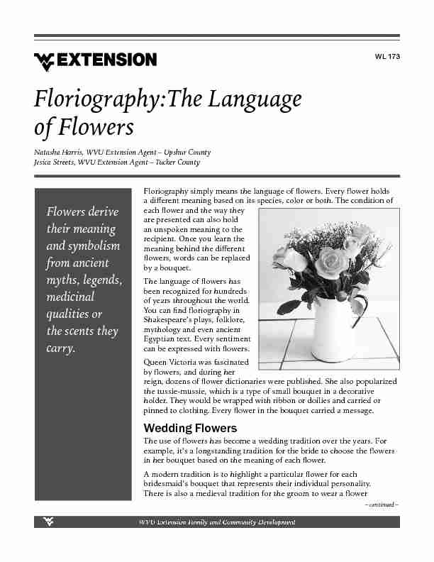 Floriography: The Language of Flowers