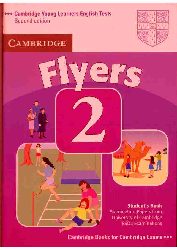YLE Flyers 2. Students book. Examination Papers