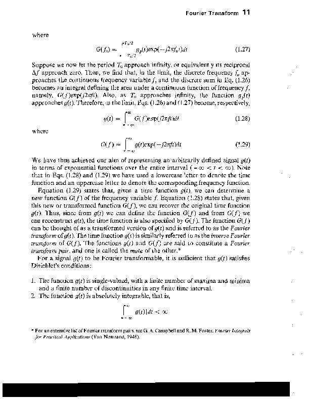 [PDF] Fourier Transform Tables