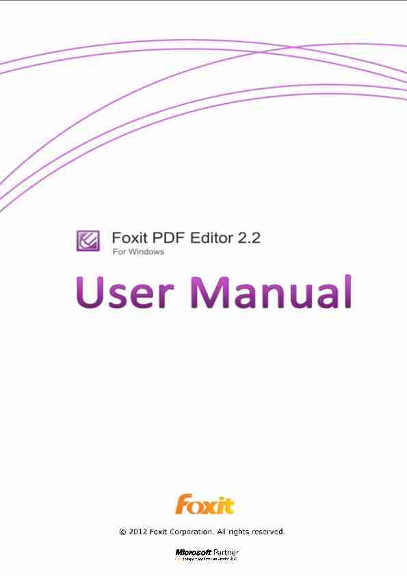 [PDF] Foxit PDF Editor - Foxit Software
