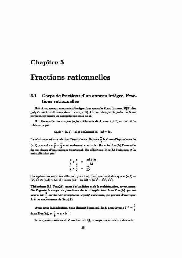 [PDF] Fractions rationnelles