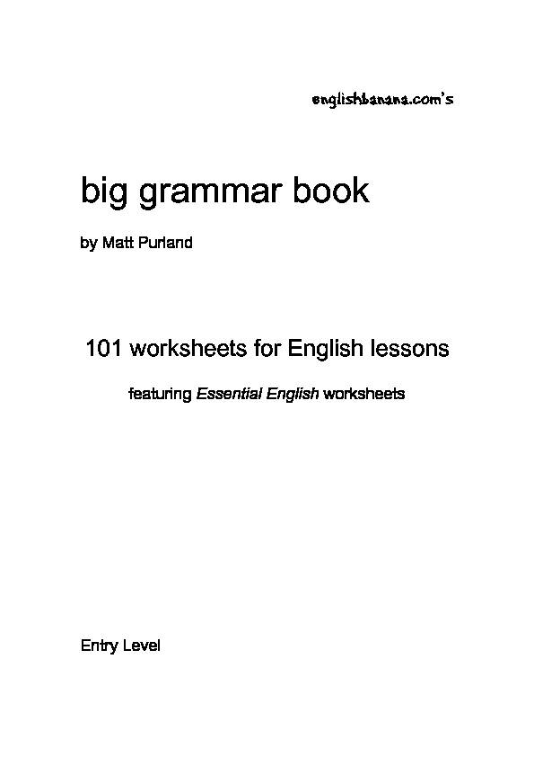 [PDF] big grammar book