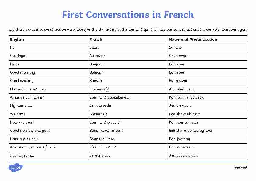 [PDF] Giraffes French Greetings Worksheet (Backup Lesson) 03022021