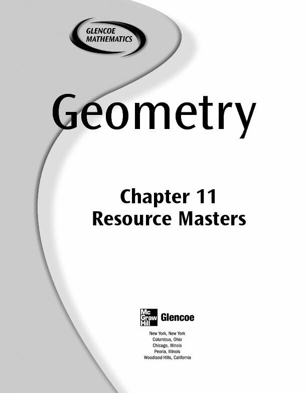 Chapter 11 Resource Masters
