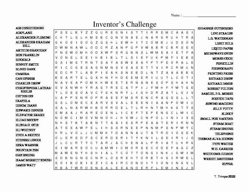 Inventors Challenge