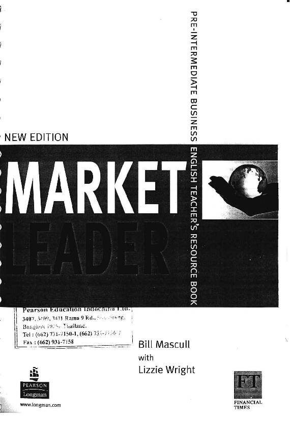 [PDF] New Market Leader Pre-Intermediate Teachers Book