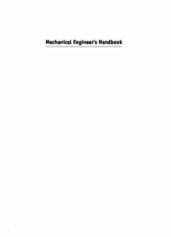 [PDF] Mechanical Engineers Handbook