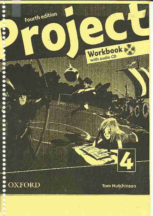 Project 4 - Workbook - 4th edition