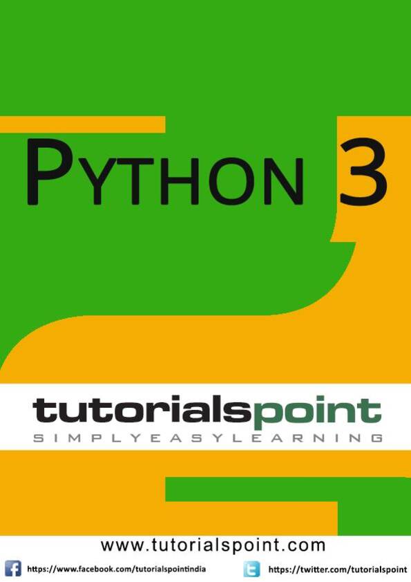 [PDF] python tutorial pdf - Python 3