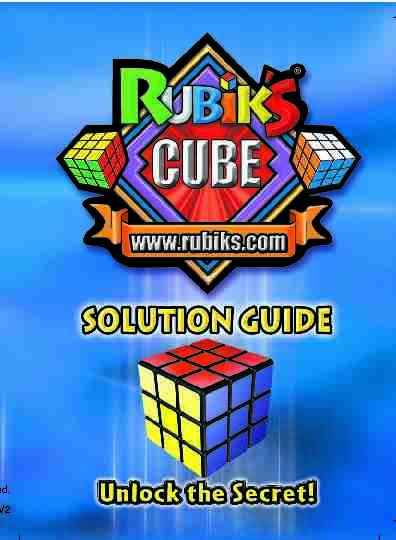[PDF] Rubiks Cube 3x3 Solution Guide - CSE, IIT Madras