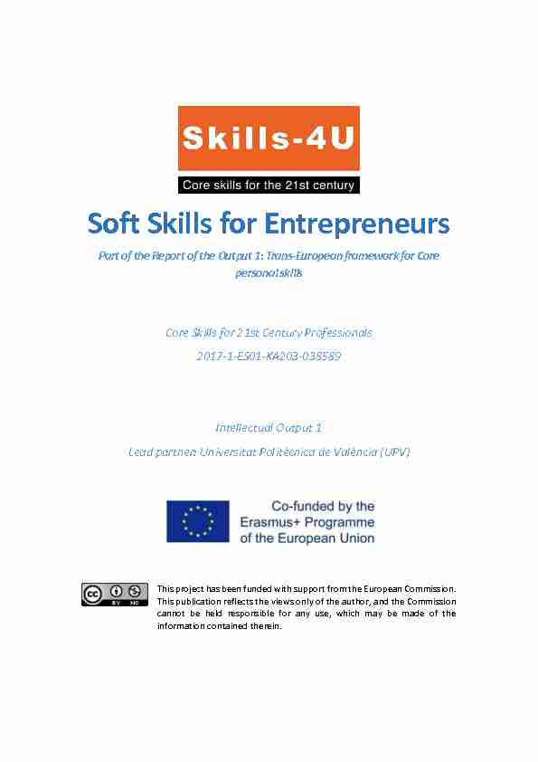 Soft Skills for Entrepreneurs