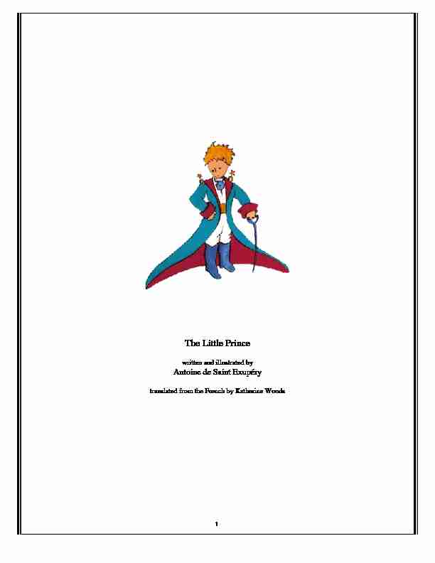 The Little Prince - Antoine de Saint Exupéry
