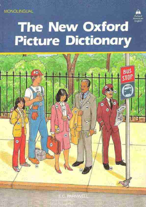 [PDF] ENGLISH - THE NEW OXFORD PICTURE DICTIONARY