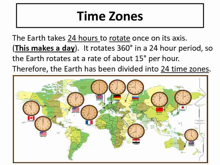 [PDF] Time Zones - CSUN