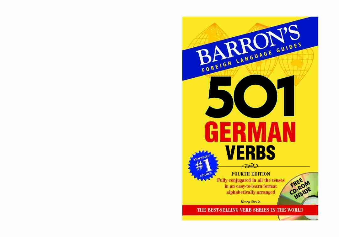 [PDF] 501 German Verbs