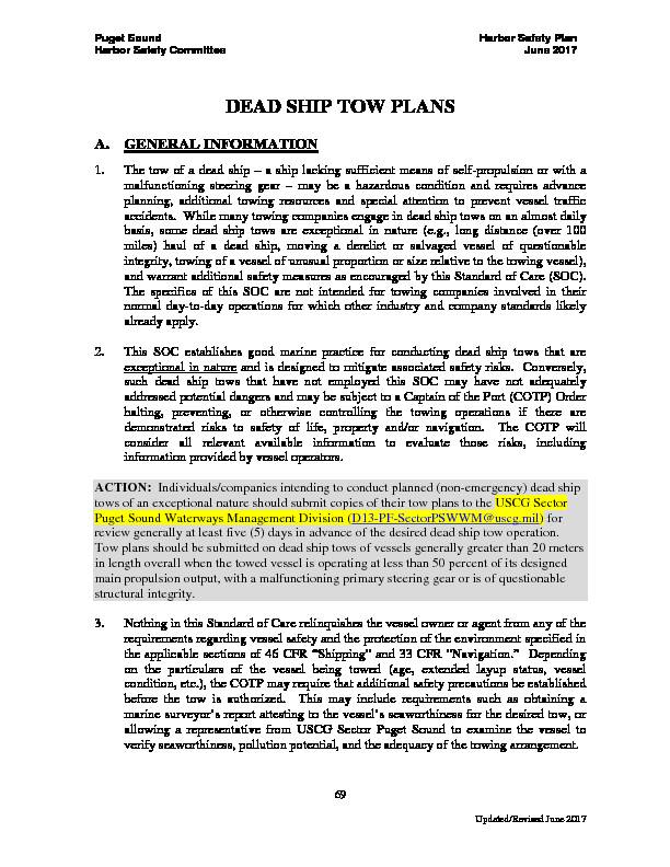 [PDF] DEAD SHIP TOW PLANS - Puget Sound Harbor Safety Committee