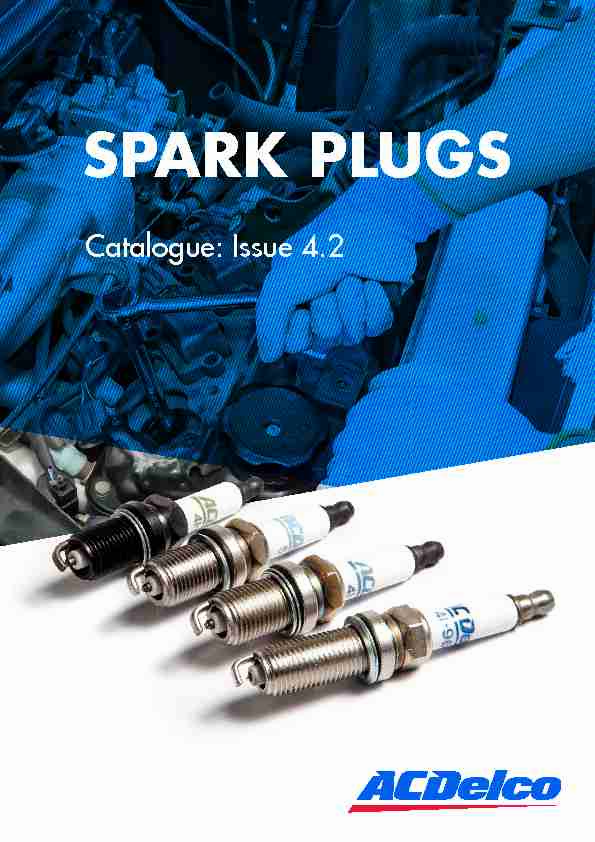 [PDF] SPARK PLUGS - ACDelco