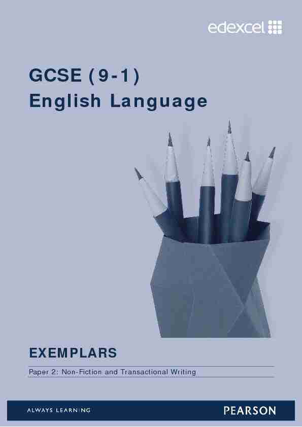 GCSE (9-1) English Language