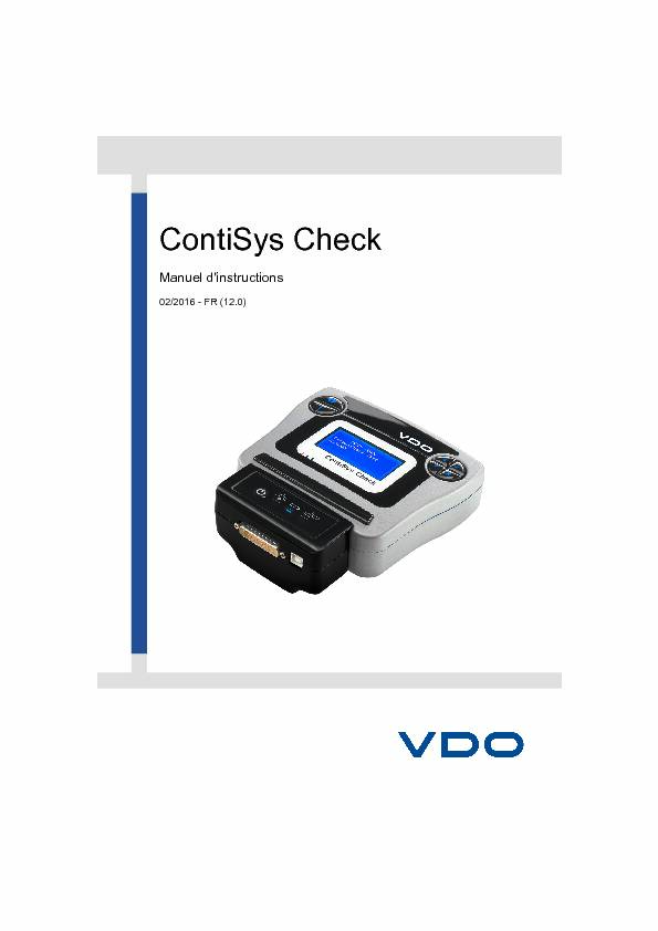 VDO ContiSys Check v12 FR.book