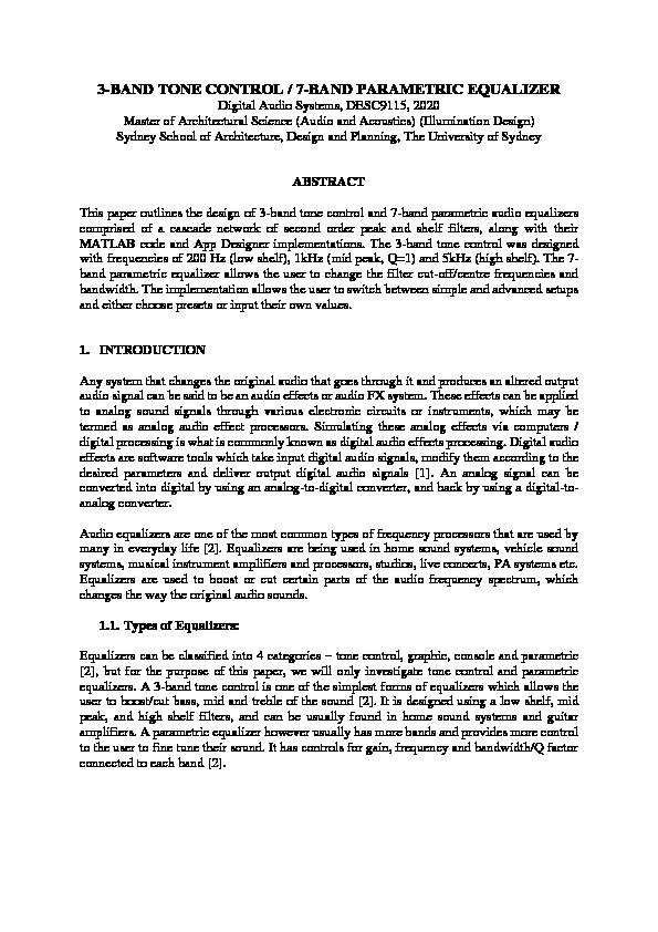 [PDF] 3-BAND TONE CONTROL / 7-BAND PARAMETRIC EQUALIZER