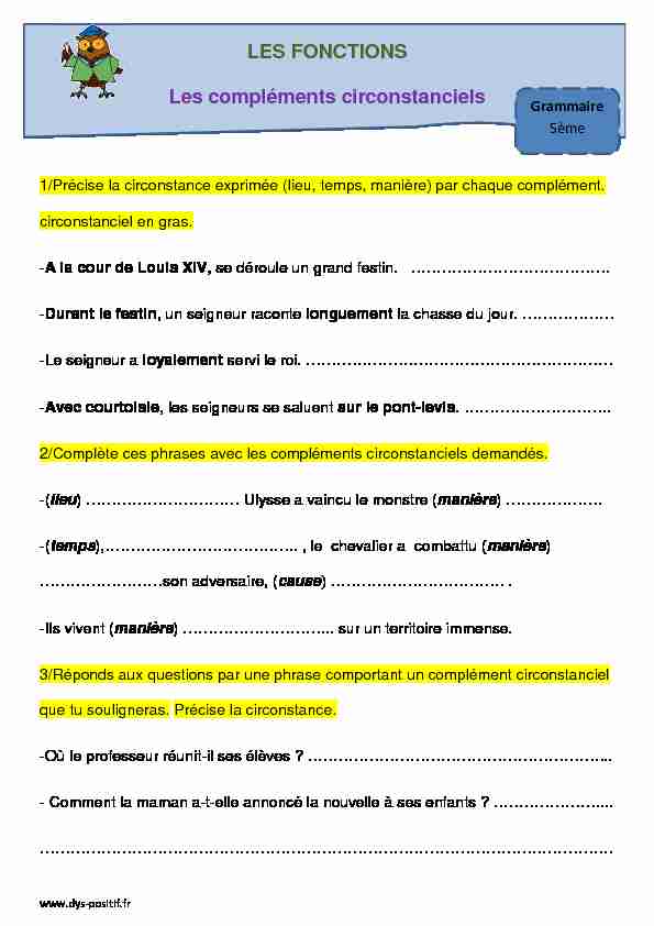 [PDF] Exercices-les-complements-circonstancielspdf - DYS-POSITIF