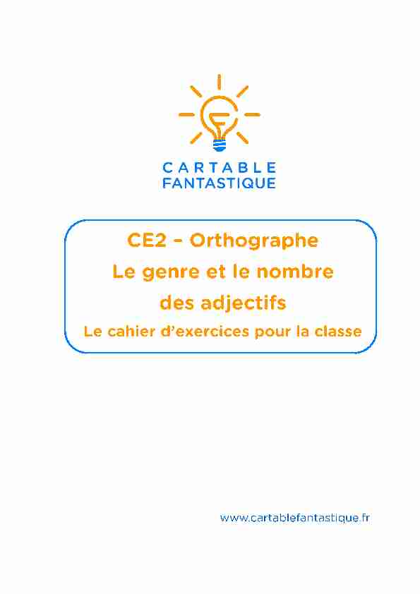 [PDF] CE2 - Le Cartable Fantastique