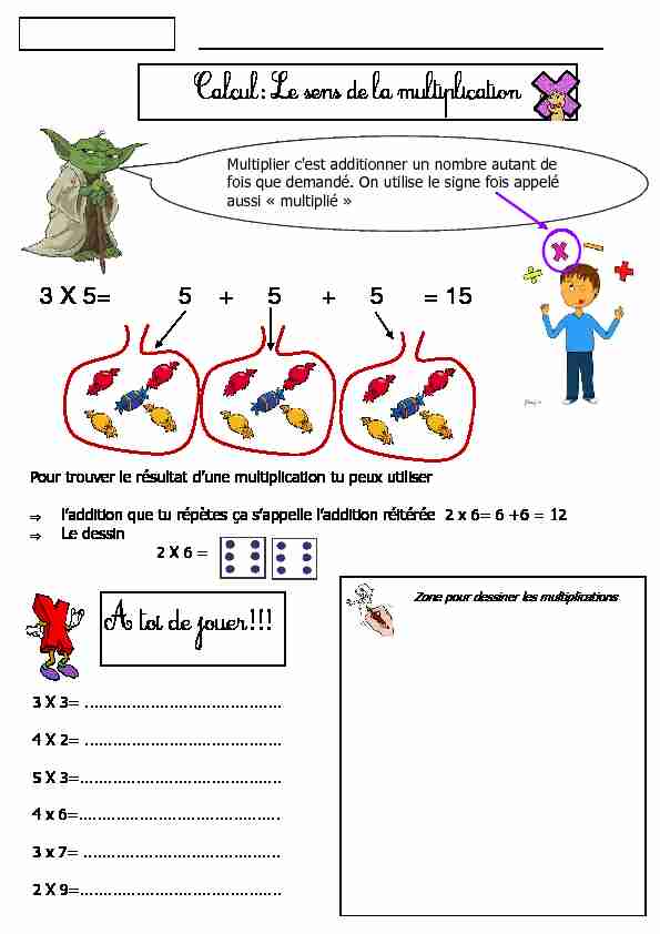 [PDF] Le sens de la multiplication CE1 2015