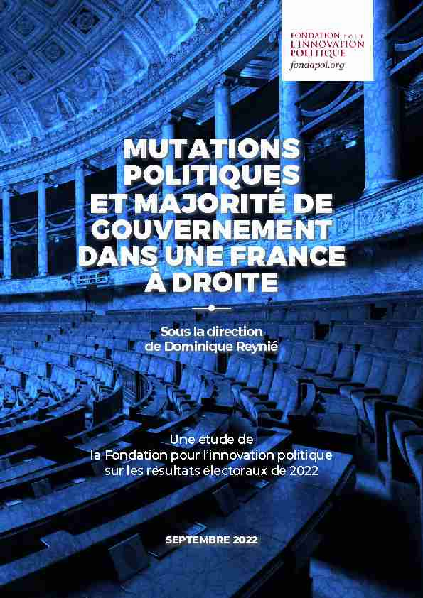 MUTATIONS POLITIQUES ET MAJORITÉ DE GOUVERNEMENT
