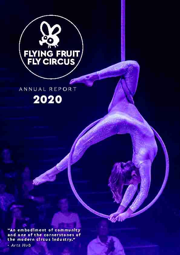 FLYING FRUIT FLY CIRCUS