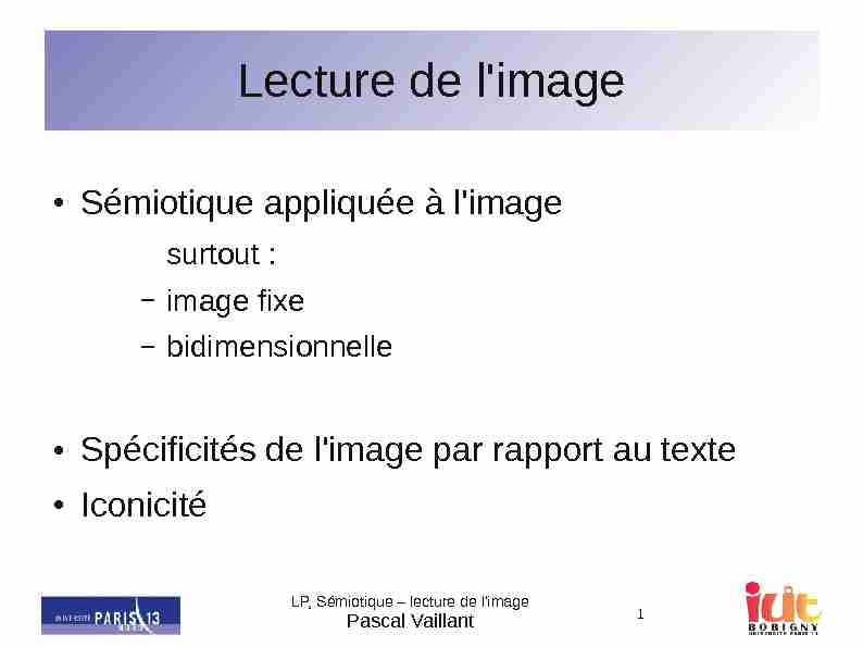 [PDF] Lecture de limage - Revue-textonet