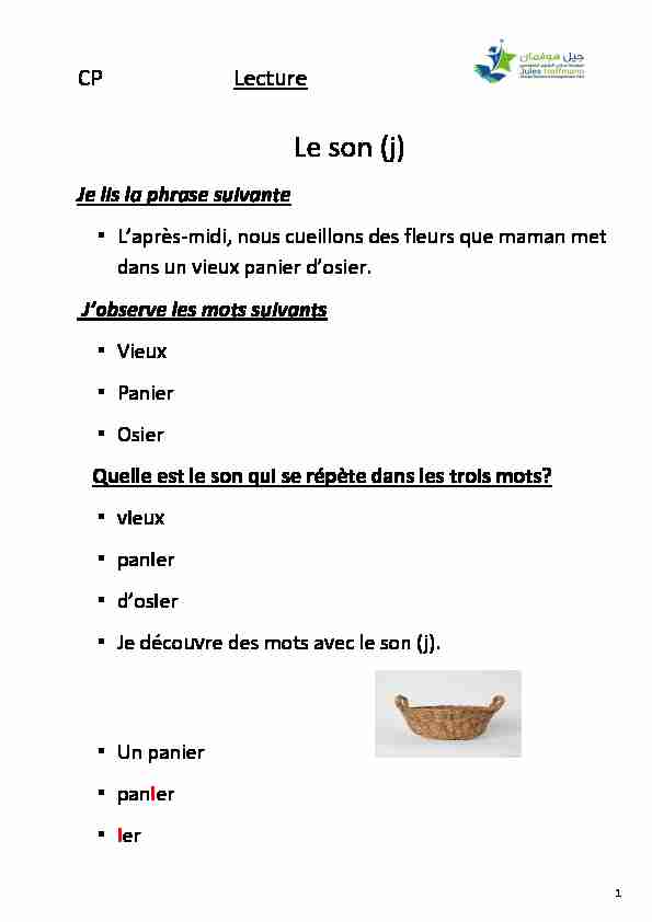 [PDF] Le son (j)