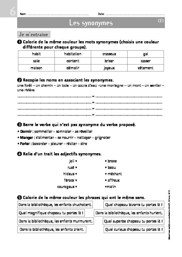 [PDF] Les synonymes