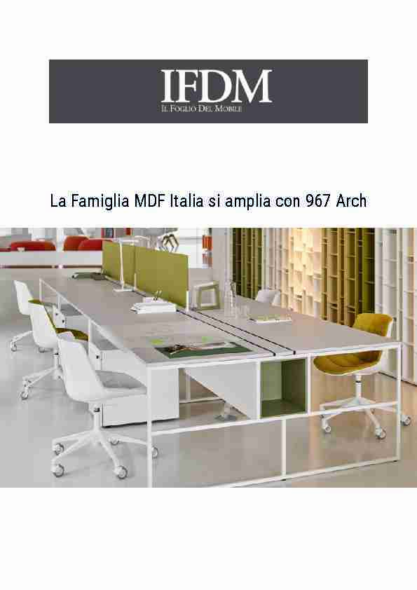 La Famiglia MDF Italia si amplia con 967 Arch