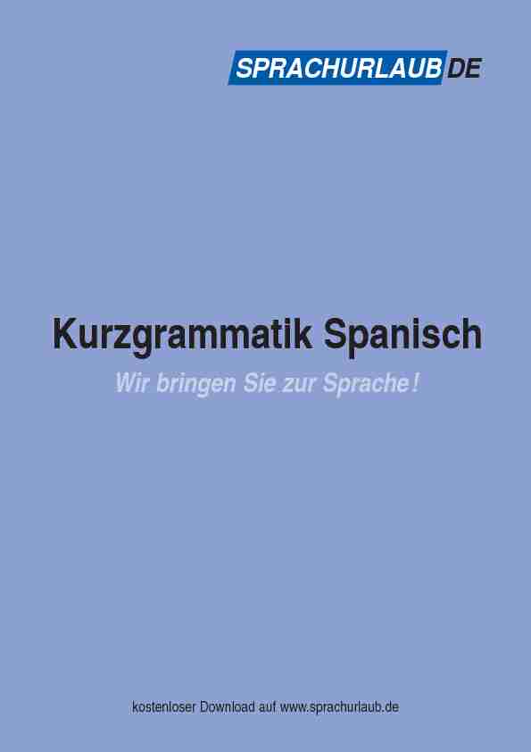kurzgrammatik spanisch.indd
