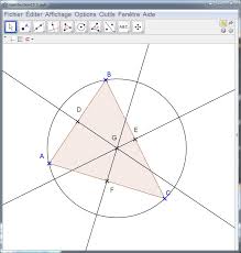 Médiatrices des côtés dun triangle et cercle circonscrit