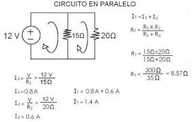 Ley de ohm formulas serie y paralelo