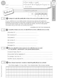 Exercices sur laccord de ladjectif qualificatif pdf
