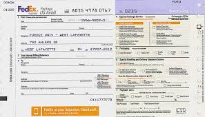 HOW TO COMPLETE A PAPER FEDEX EXPRESS US AIRBILL