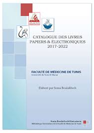 catalogue des livres papiers et électroniques 2017-2022