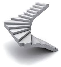 FDES : Escalier balancé à vide en béton