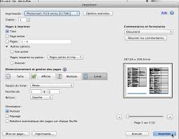 Imprimer un document PDF en format livret recto-verso sur Mac et