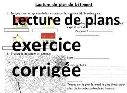 Exercices corrigés lecture de plan pdf