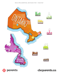 Printable map of Canada puzzle - What You Need