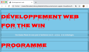 développement web - html / css
