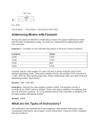 Addressing Modes Notes PDF