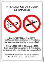 Interdiction de fumer et vapoter-A5 x 2