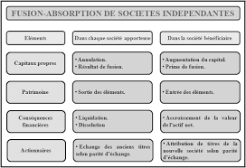 FUSION-ABSORPTION DE SOCIETES INDEPENDANTES