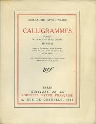 Guillaume Apollinaire Calligramme Tour Eiffel