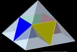 Vingt-quatre tétraèdres pour un cube