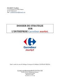 Rapport de stage carrefour market maroc pdf